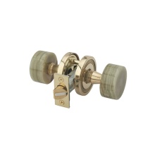 Phylrich 5102/003 - Grn Onyx Door Knob Pass Set