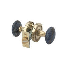 Phylrich 5122/015 - Blue Sod Door Knob Pass Set