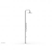 Phylrich 620/050 - Outdoor Shower Bp 12'' Shwr Head, Hand Shwr, Ft Wash