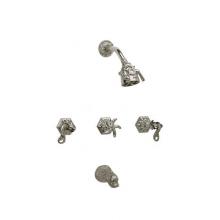 Phylrich K2101-SF2 - DOLPHIN Three Handle Tub and Shower Set K2101