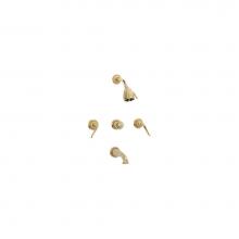 Phylrich K2141/002 - 3 Handle Tub/Shower,