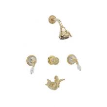 Phylrich K2183-SF4 - SWAN Three Handle Tub and Shower Set K2183