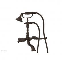 Phylrich K2393-01/11B - 3 Ring Straight Handle On Exposed Tub &   Shower Set.
