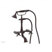 Phylrich K2393-08-026 - BASIC Exposed Tub & Hand Shower - Blade Cross Handle K2393-08