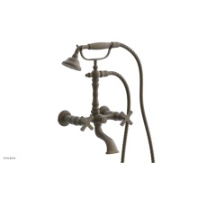 Phylrich K2393-22/008 - Hex Modern Handle On Exposed Tub & Hs Set