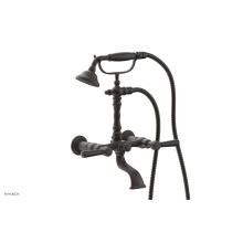 Phylrich K2393-23/10B - Hex Traditional Lever  Handle On Exposed    Tub And Shower Set