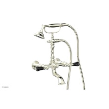 Phylrich K2393-34/015 - Regent Versailles Black  Onyx Lever Handle On   Exposed Tub & Shower