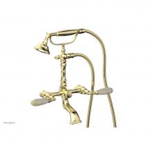 Phylrich K2393-41-002 - VALENCIA Exposed Tub & Hand Shower - Beige Marble Lever Handle K2393-41