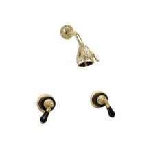 Phylrich K3244/004 - Versailles Two Hdl Shwr Set Black Onyx