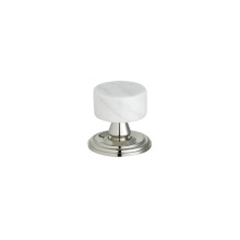 Phylrich K52/040 - Cab Knob, White Marb