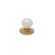 Phylrich K93/03U - Cab Knob, Pink Onyx
