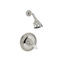 Phylrich PB3184-024B - DOLPHIN Pressure Balance Shower Set Cut Crystal Lever Handle PB3184