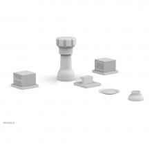 Phylrich 291-63/050 - 4 Hole Bidet Set, Cube