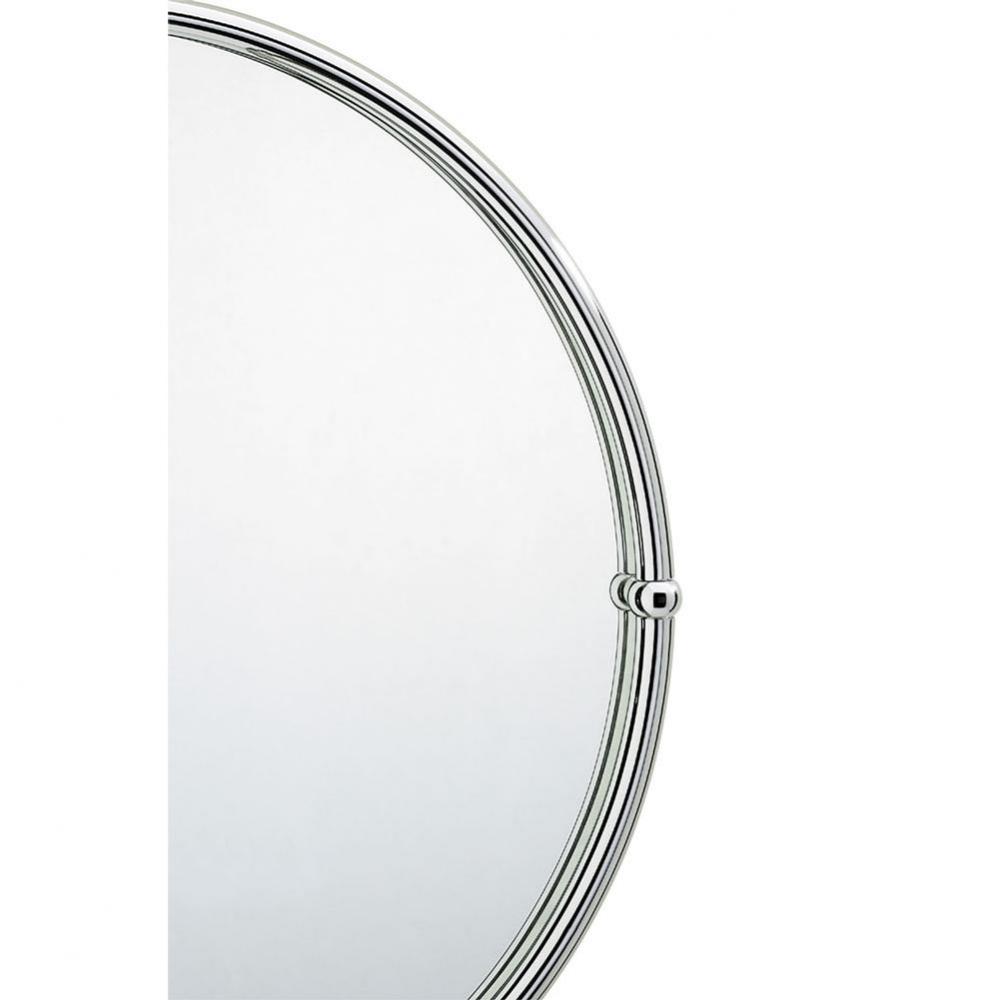 Kingston Unlacquered Brass Round Mirror