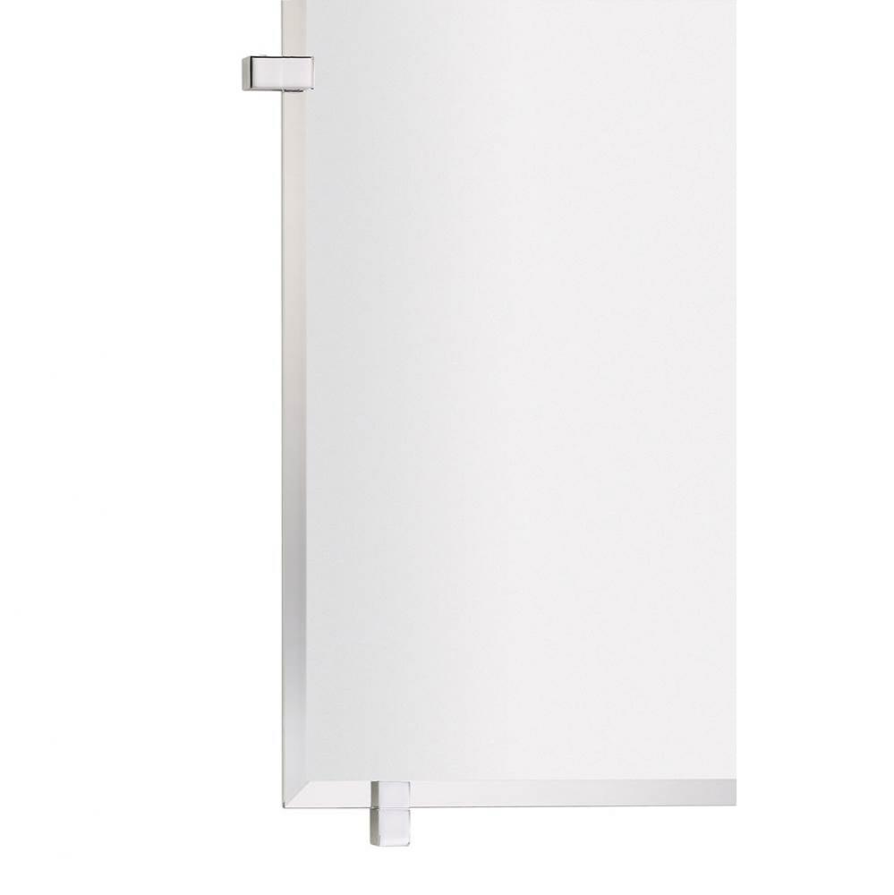 Braga Chrome Rect. Mirror W/Fixing Caps 20-1/2''X15-1/2''