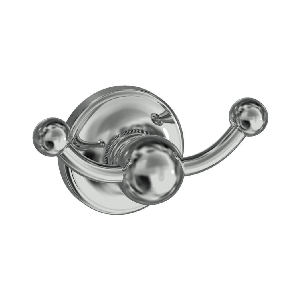 Olympia Chrome Horizontal Double Hook