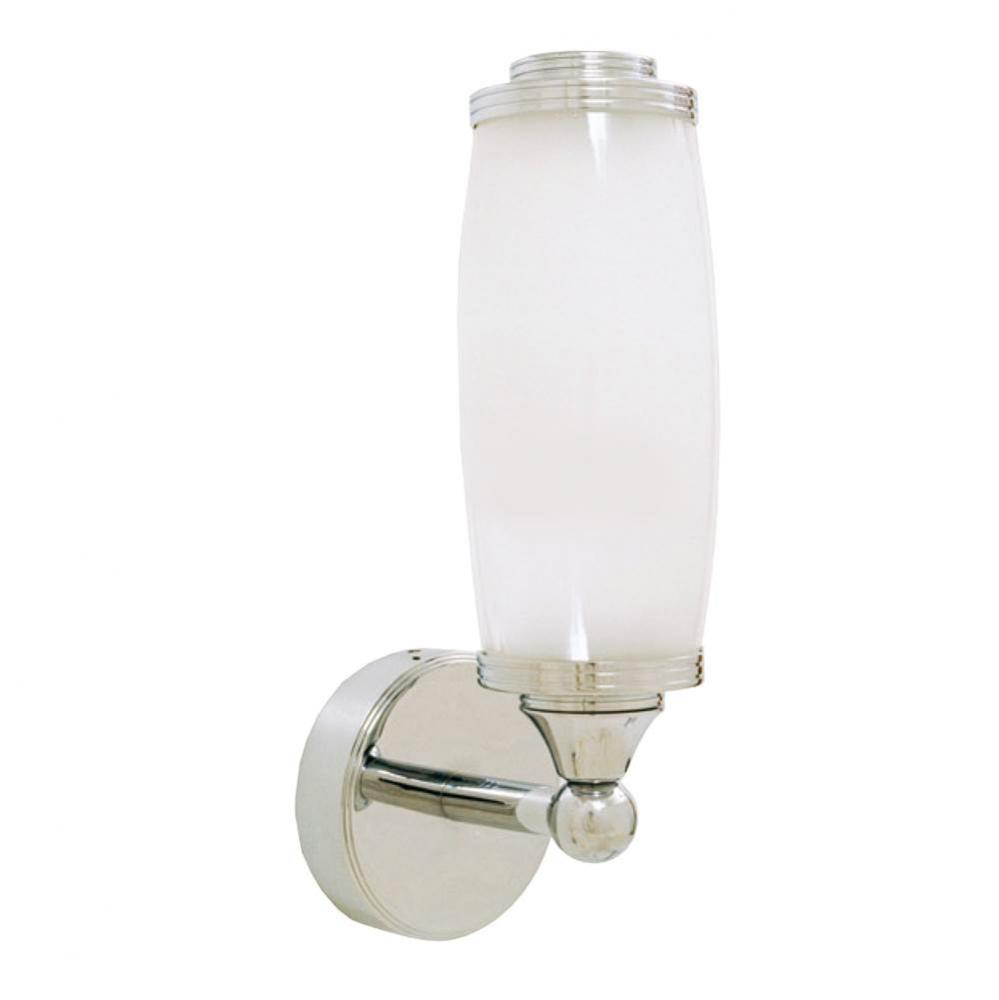 Astoria Bathroom Wall Light Chrome Finish With Glass Tube Shade