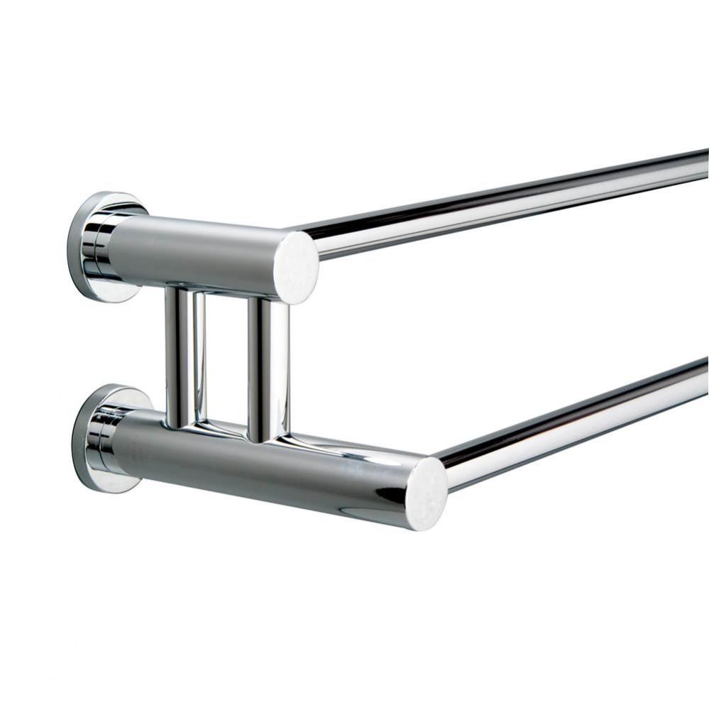 Montana Chrome Double Towel Rail