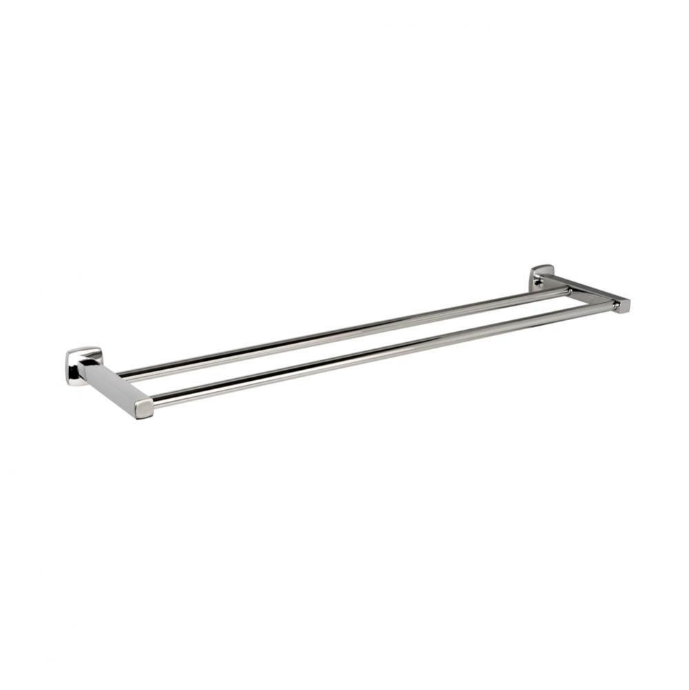 Denver Chrome Double Towel Rail, 25 1/2''