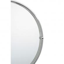 Valsan 66001UB - Kingston Unlacquered Brass Round Mirror