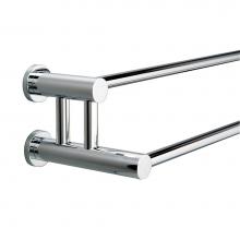 Valsan M6727CR - Montana Chrome Double Towel Rail