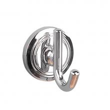 Valsan M8022CR - Oslo Chrome Single Hook 2'' X 2'' X 2 1/4''