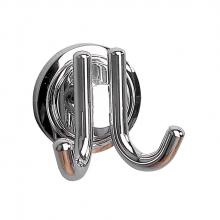 Valsan M8023CR - Oslo Chrome Double Hook 2'' X 2'' X 2 1/4''