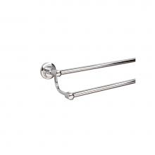 Valsan M8027CR - Oslo Chrome Double Towel Rail, 25 3/4'' X 6'' X 3 1/2''