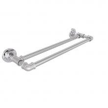 Valsan PI145045CR - Industrial Chrome Double Towel Rail, 18''