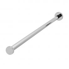 Valsan PX147CR - Axis Chrome Single Perpendicular Towel Rail 16''