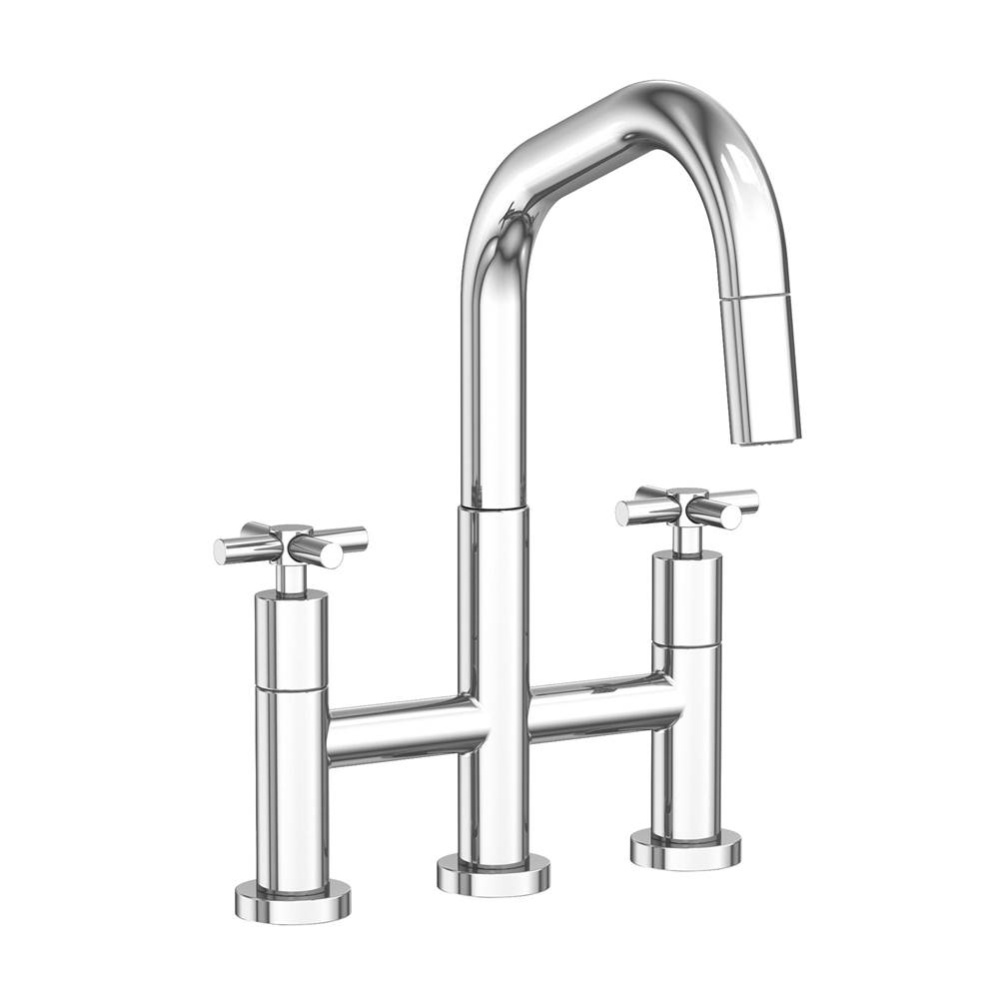 East Square® Kitchen Bridge Pull-Down Faucet
