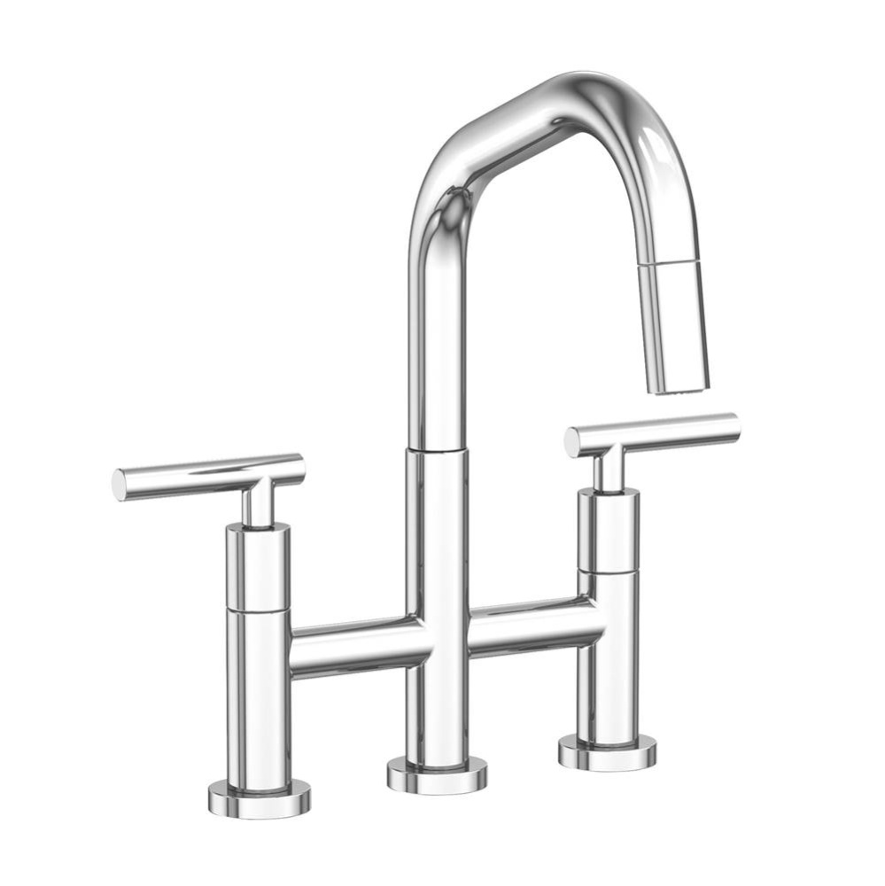 East Square® Kitchen Bridge Pull-Down Faucet