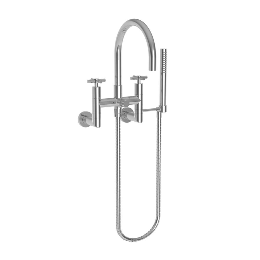 East Linear® Exposed Tub & Hand Shower Set - Wall Mount