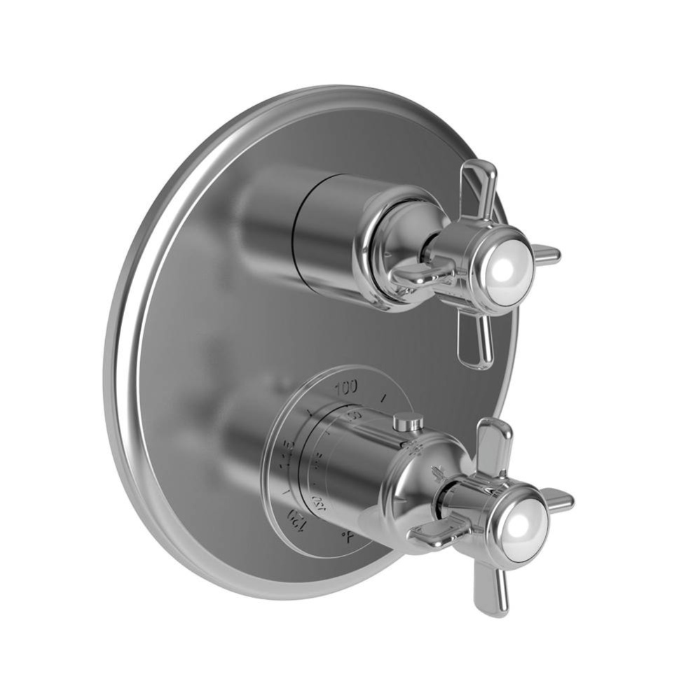 Fairfield 1/2'' Round Thermostatic Trim Plate with Handle