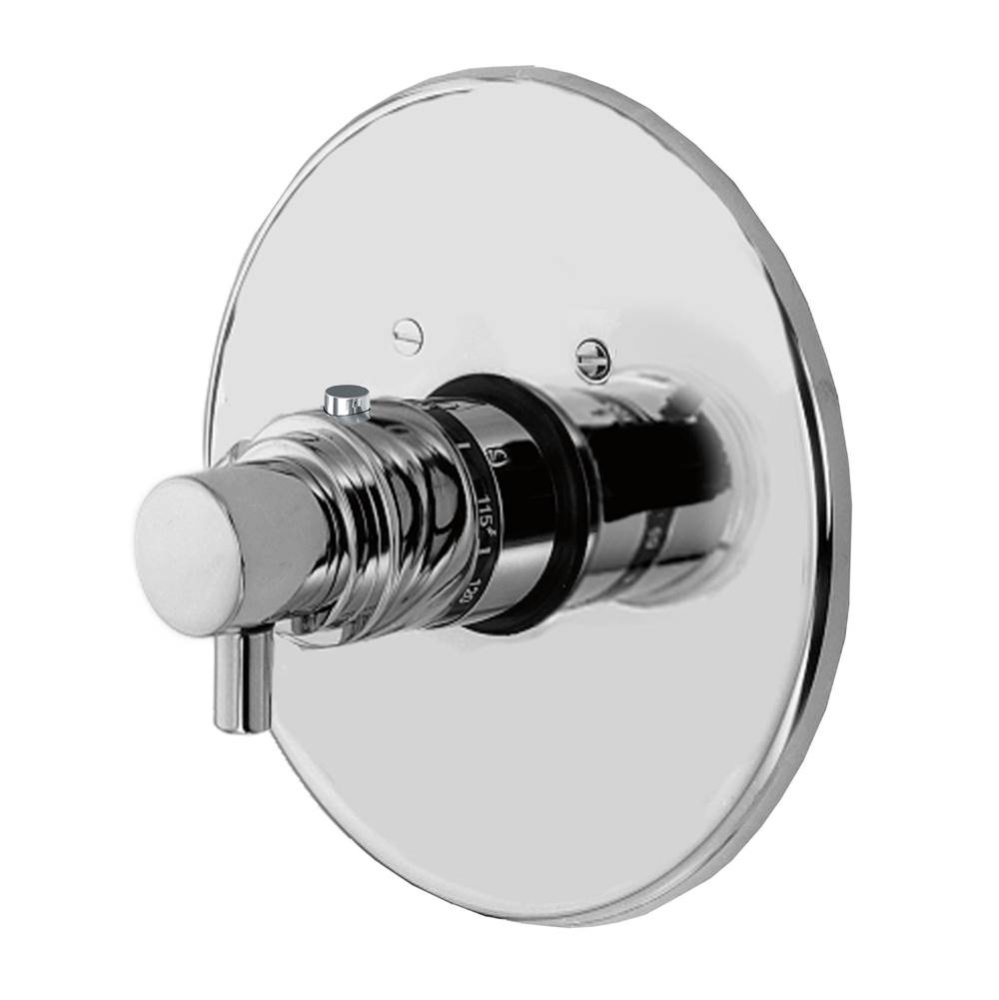 East Linear® 3/4'' Round Thermostatic Trim Plate with Handle