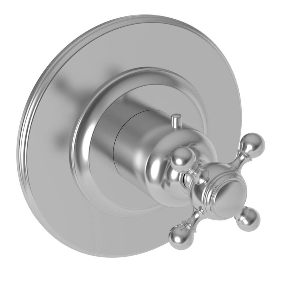 Victoria 3/4'' Round Thermostatic Trim Plate with Handle