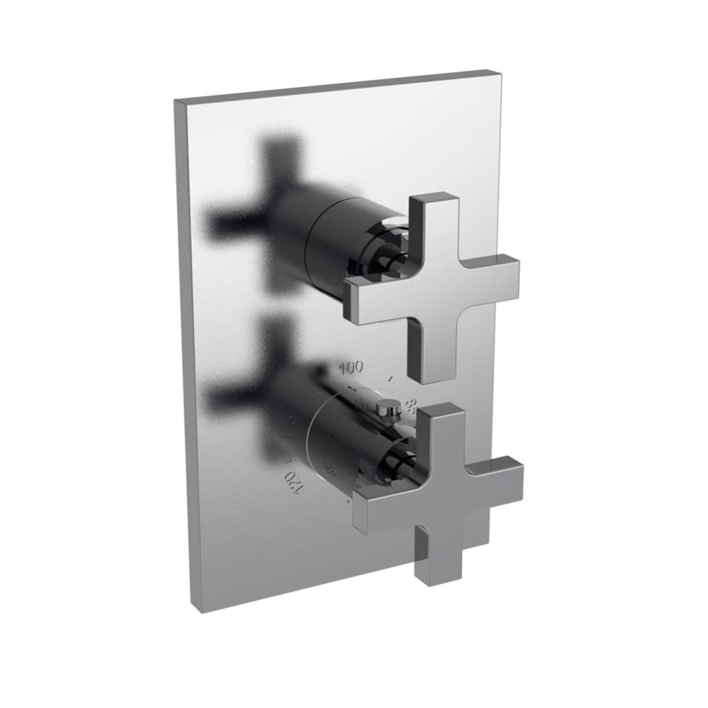 Secant® 1/2'' Square Thermostatic Trim Plate with Handle