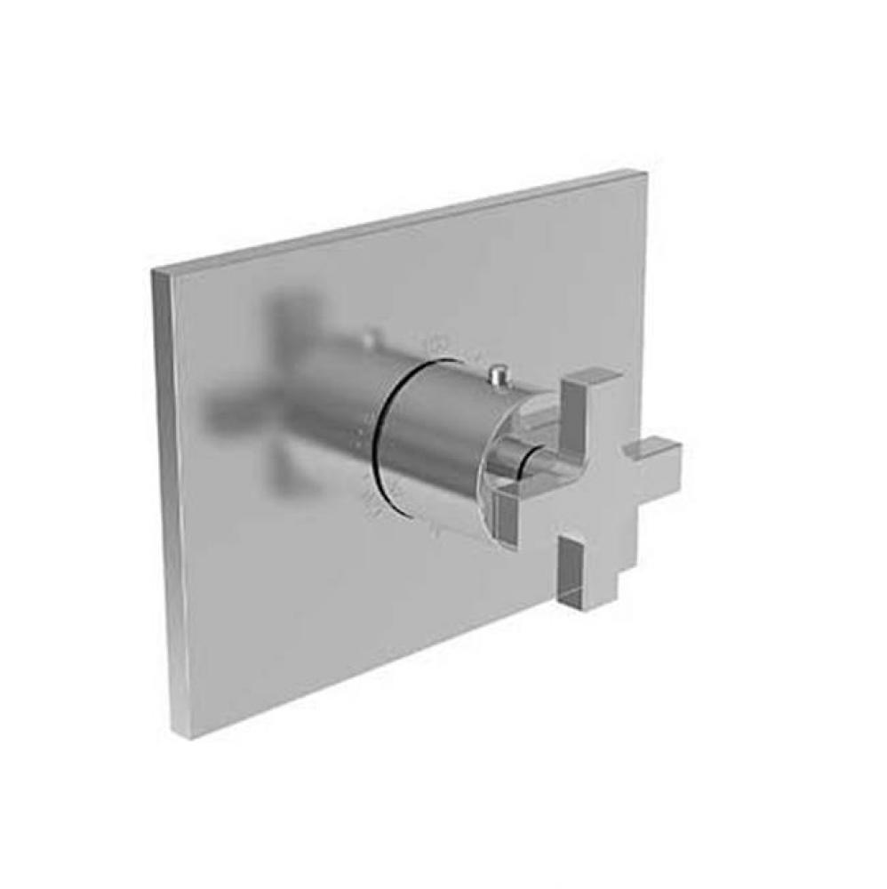 3/4'' Rectangular Thermostatic Trim Plate With Handle