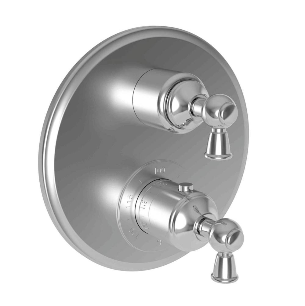 Aylesbury 1/2'' Round Thermostatic Trim Plate with Handle