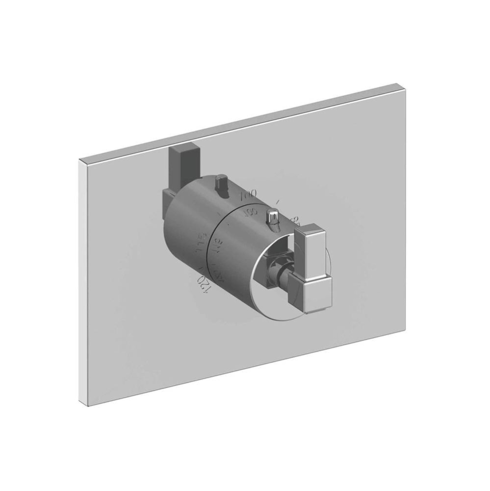 Malvina® 3/4'' Square Thermostatic Trim Plate with Handle