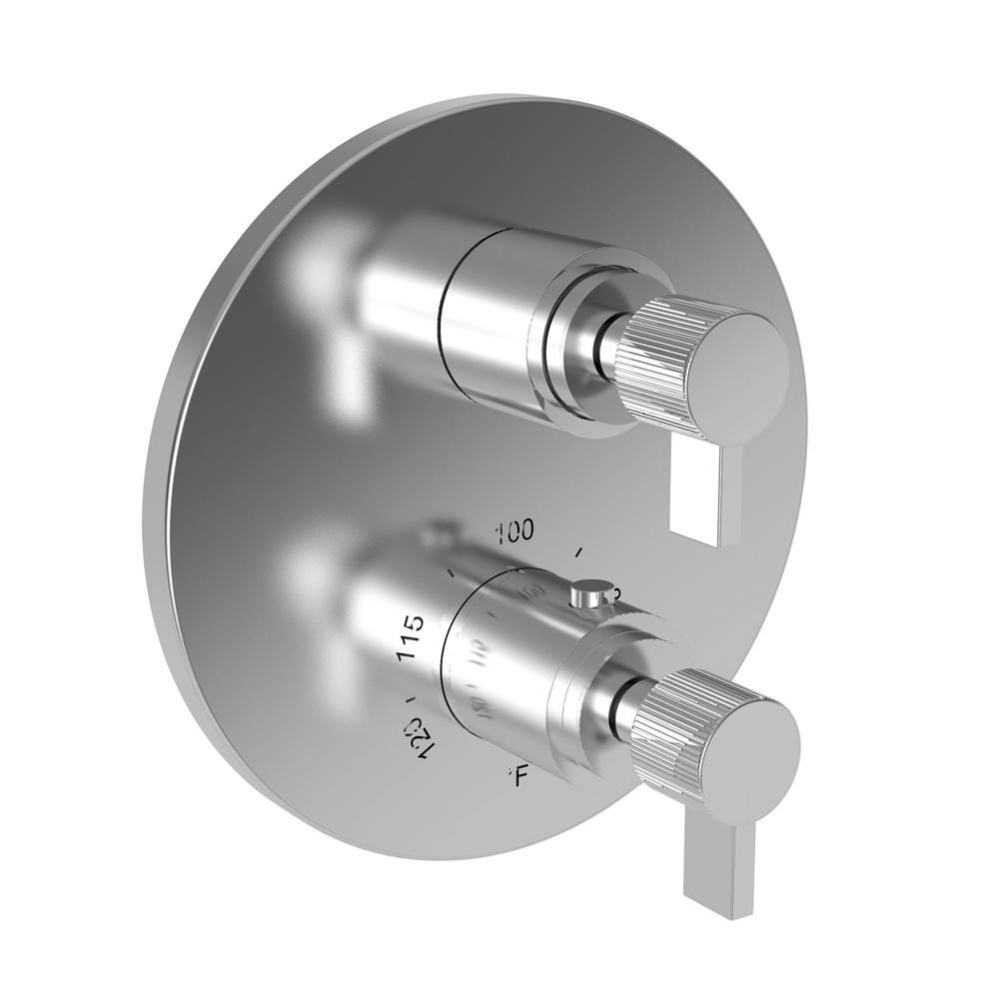 Pardees® 1/2'' Round Thermostatic Trim Plate with Handle