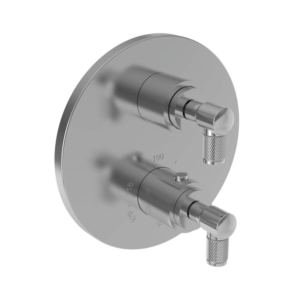 Clemens 1/2'' Round Thermostatic Trim Plate with Handle