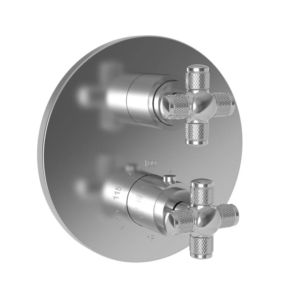 Clemens 1/2'' Round Thermostatic Trim Plate with Handle