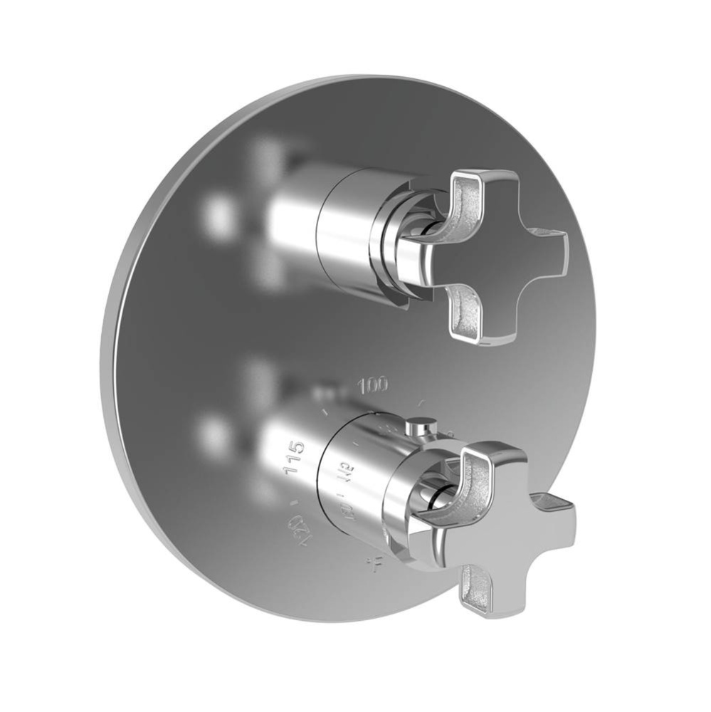 Griffey 1/2'' Round Thermostatic Trim Plate with Handle