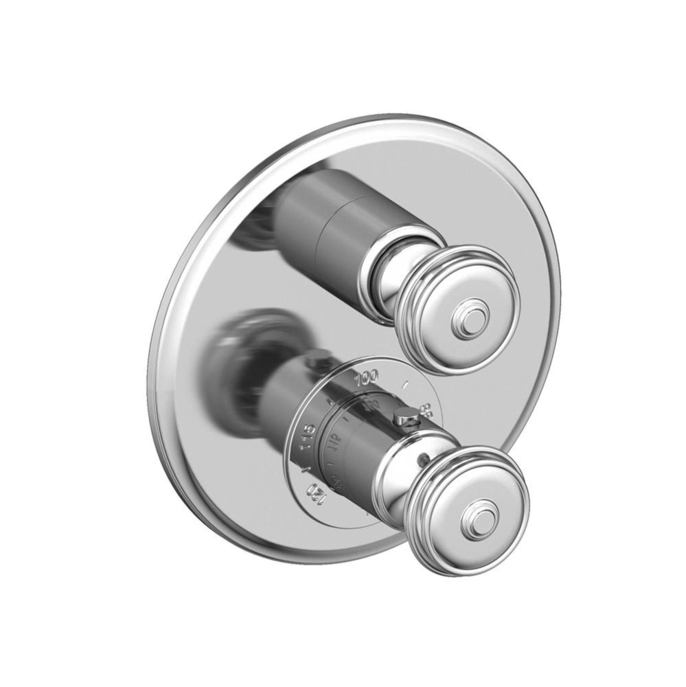 Seaport® 1/2'' Round Thermostatic Trim Plate with Handle