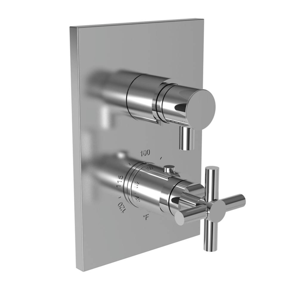East Linear® 1/2'' Square Thermostatic Trim Plate with Handle