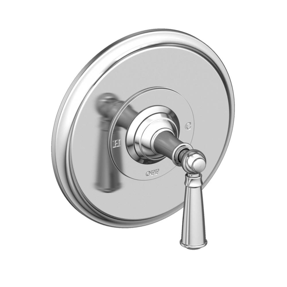 Aylesbury Balanced Pressure Shower Trim Plate with Handle. Less showerhead, arm and flange.