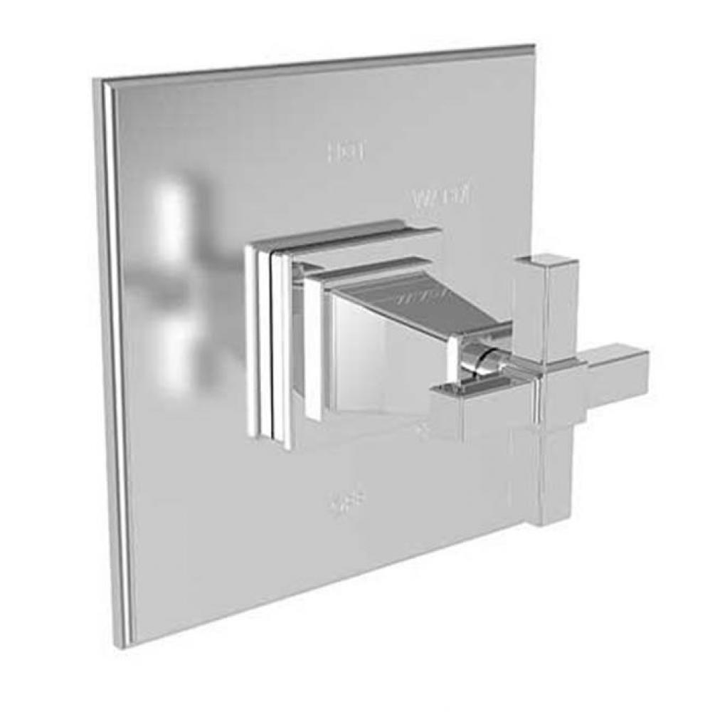 Balanced Pressure Shower Trim Plate with Handle. Less showerhead, arm and flange.