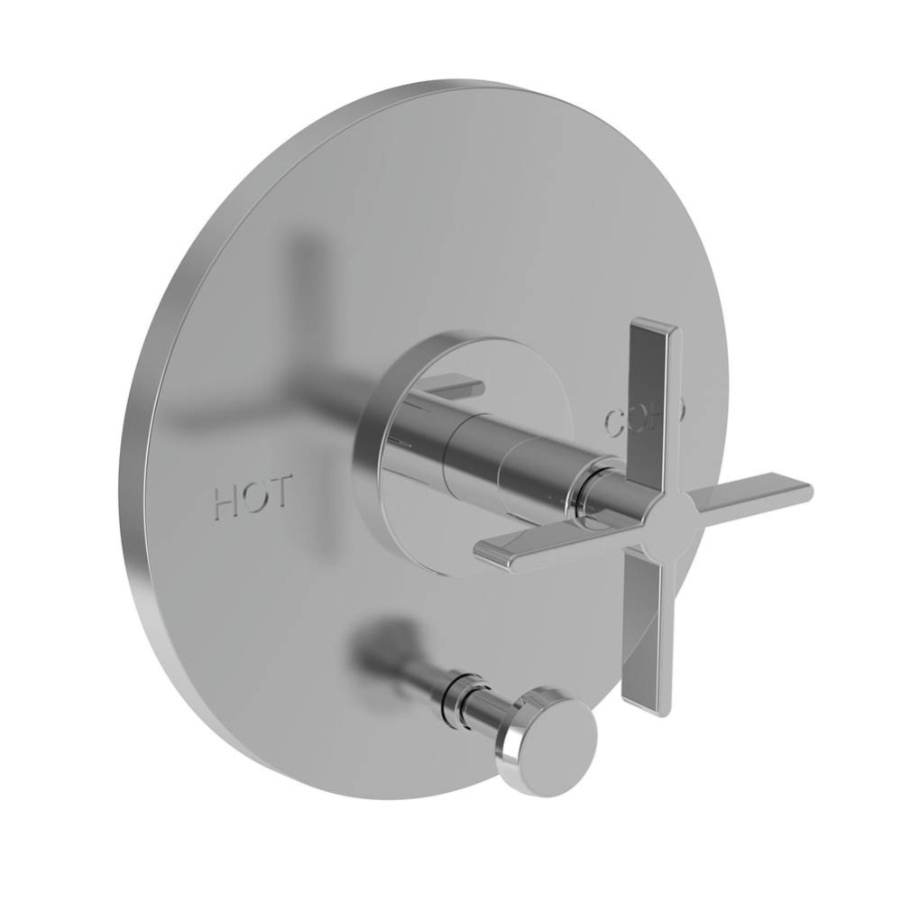 Tolmin® Balanced Pressure Tub & Shower Diverter Plate with Handle. Less Showerhead, arm a