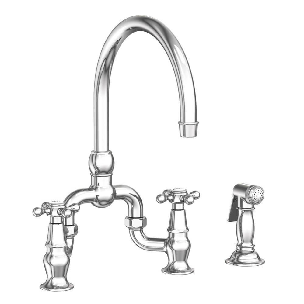 Chesterfield® Kitchen Bridge Faucet with Side Spray